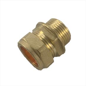 Luxusheat Brass Straight Male Compression Fitting for Compact Control Set