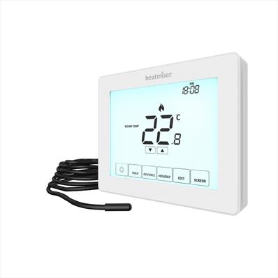 Heatmiser Touch-e V2 - Inc Floor Sensor White