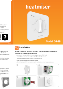 Heatmiser DS-SB Quick Setup