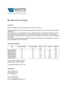 Microflex PN10 Couplings Spec