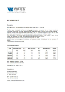 Microflex Uno PN10 Spec