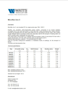 Microflex Uno PN6 Spec