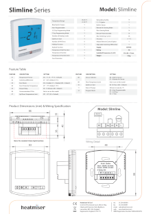 Heatmiser Slimline Spec