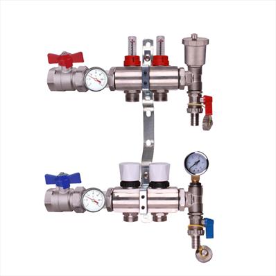 Luxusheat 2 port Manifold - Flowmeter