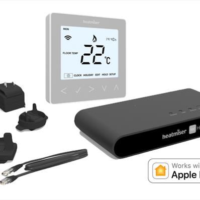 Heatmiser Neostat Kit 1 Heating Only Gen 2 Platinum Luxus